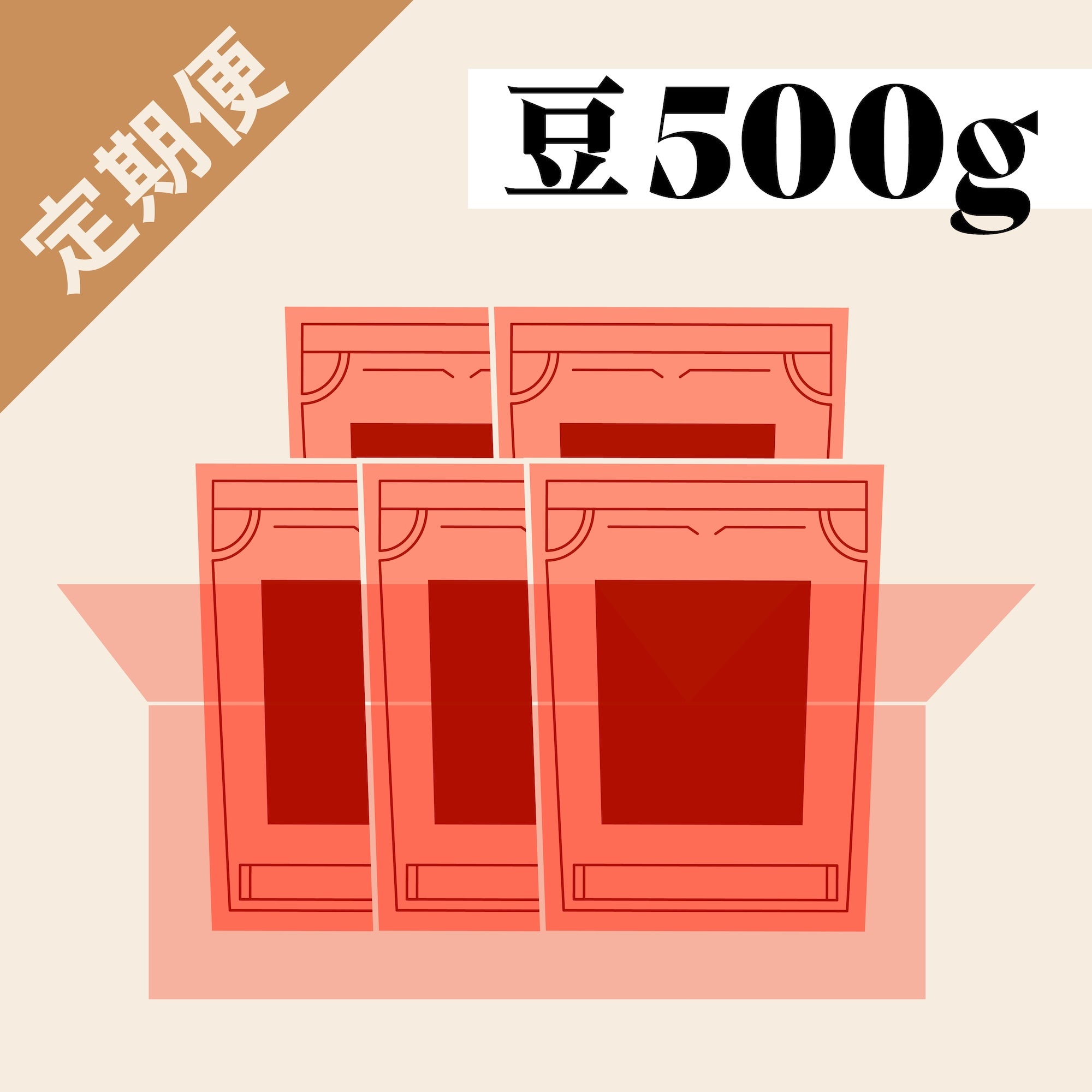 <定期便限定>コーヒー豆バラエティ500gセット