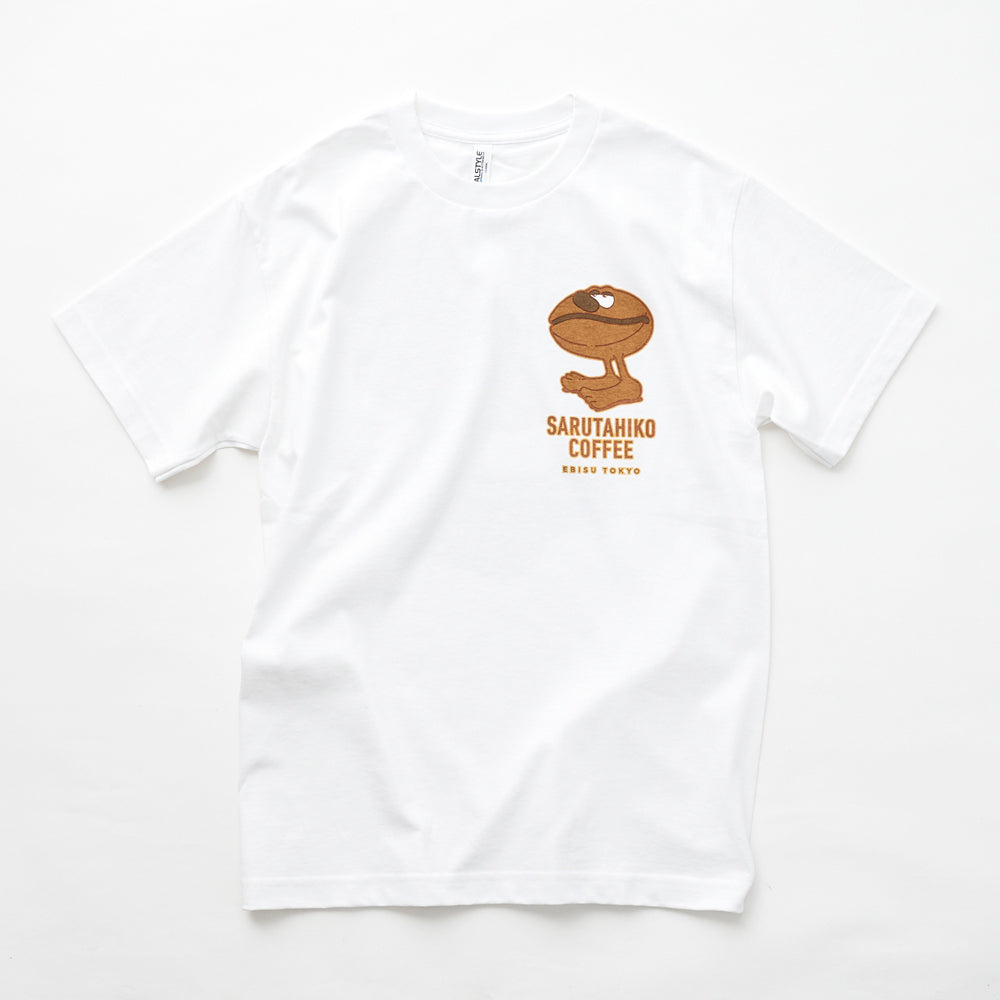 SARUTAHIKO「COFFEE DUDE」T シャツ(白)