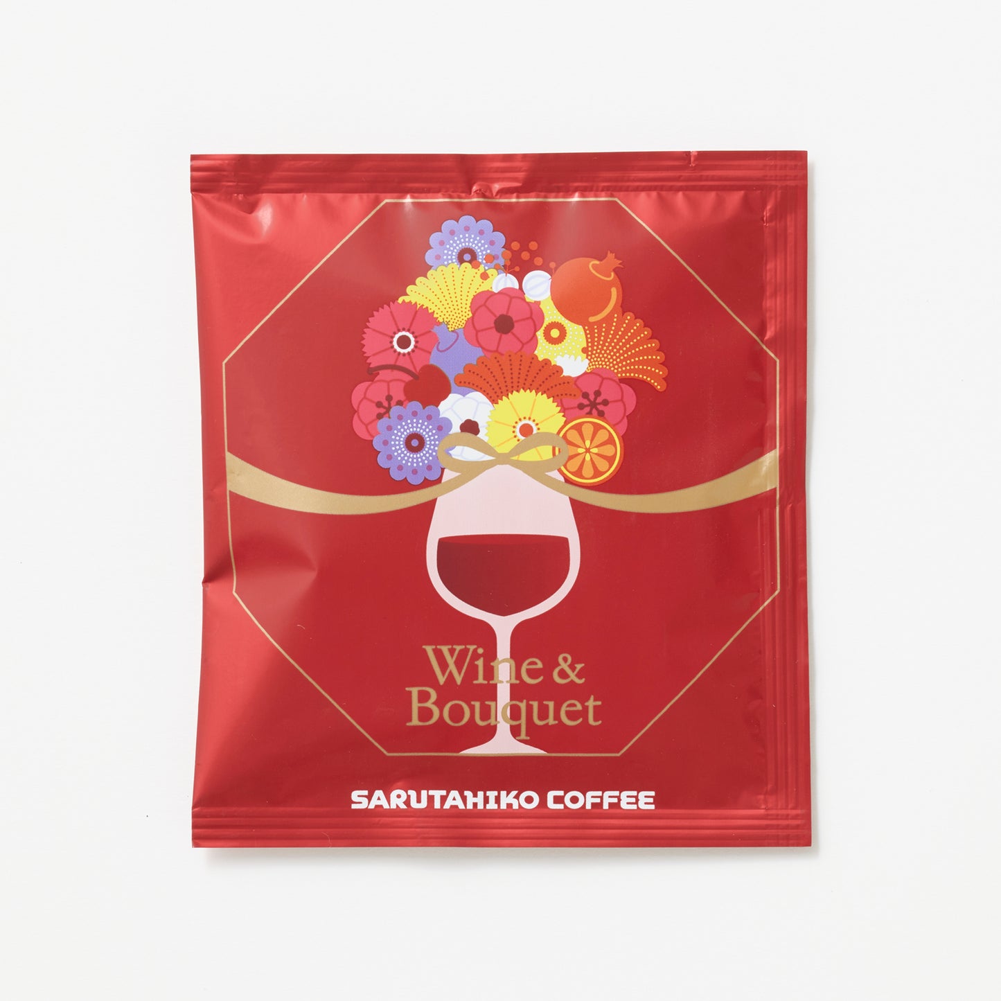 ワインとブーケ