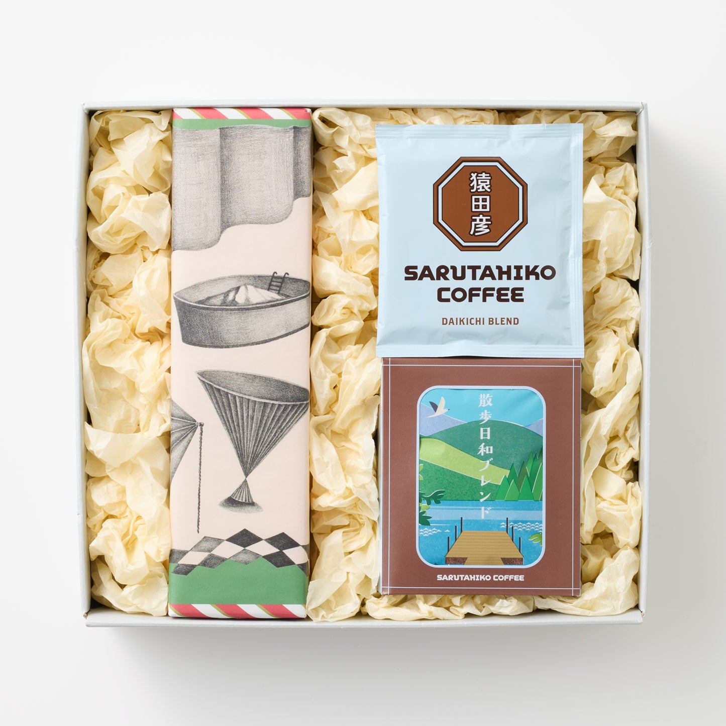 季節のドリップバッグ2種とかすてらのセット【散歩日和ブレンド】