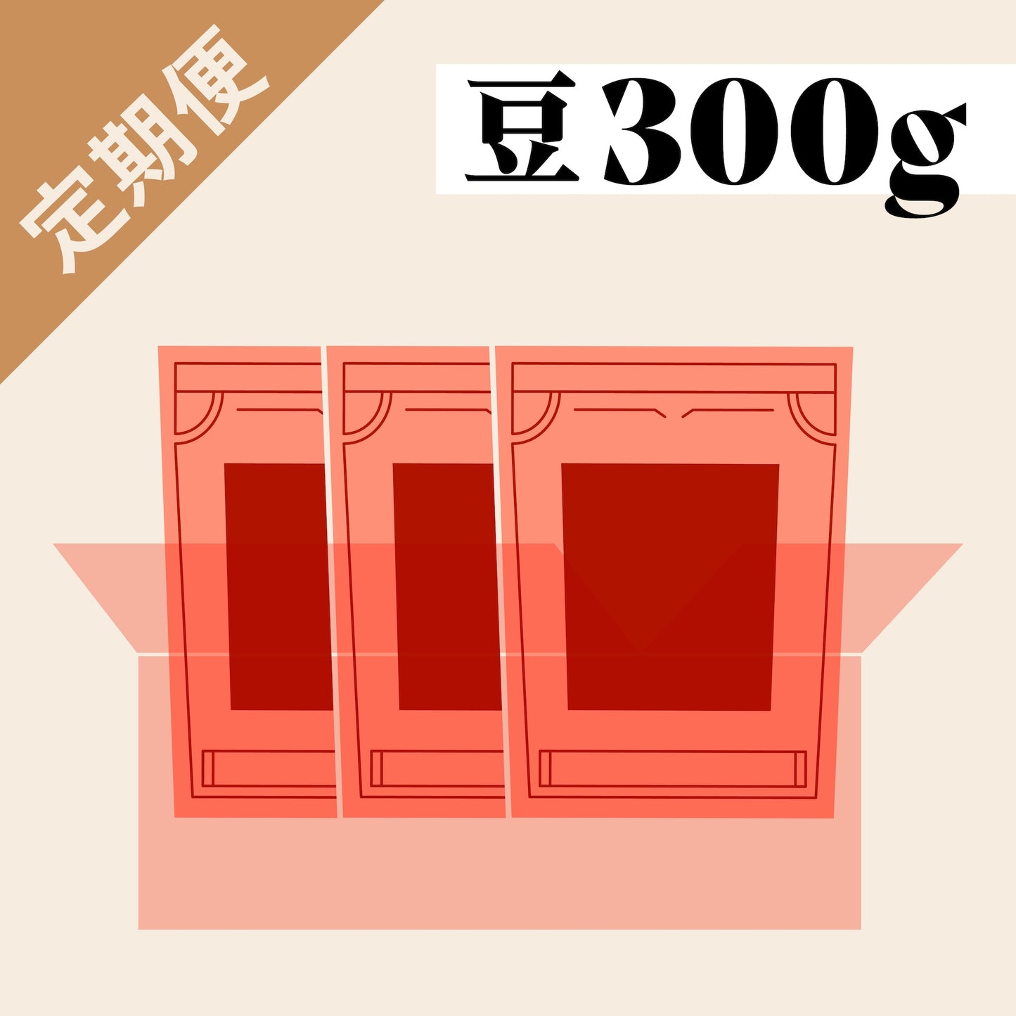 ＜定期便限定＞コーヒー豆バラエティ300gセット