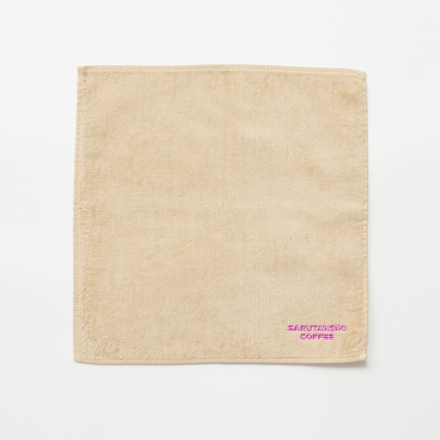 珈琲で染めたハンドタオル（パープル）