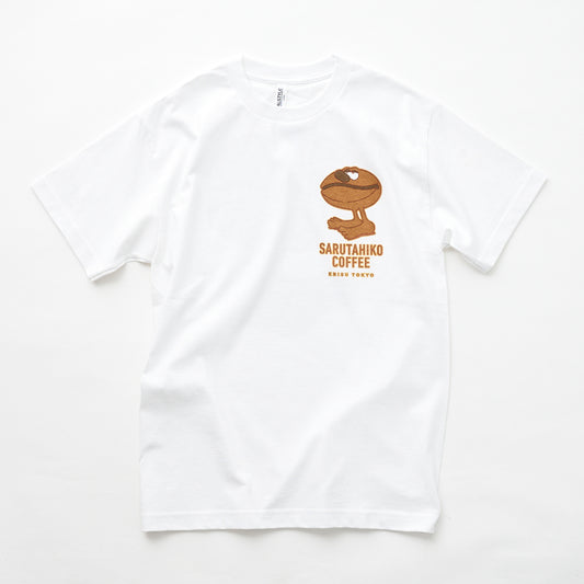 SARUTAHIKO「COFFEE DUDE」T シャツ（白）